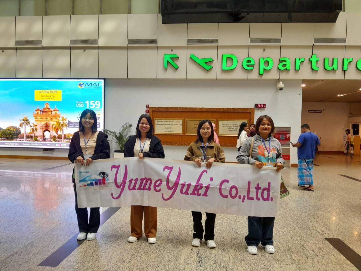 yumeyuki student go to japan as catering industry